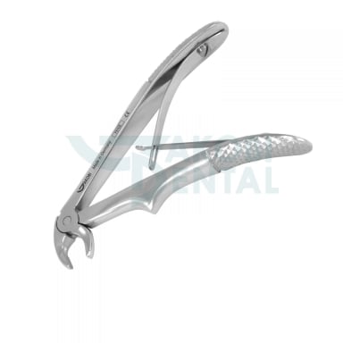 Children Extracting Forceps # 1, english pattern, with double spring, Satin Finish Design, stainless steel