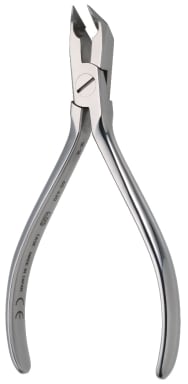 Pin and ligature cutter 45° angled, soft wires up to .015