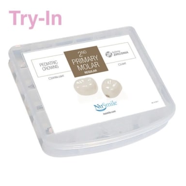 ZR NuSmile Set for Second Primary Molars – Milk Fridays, Type set: Try-in set