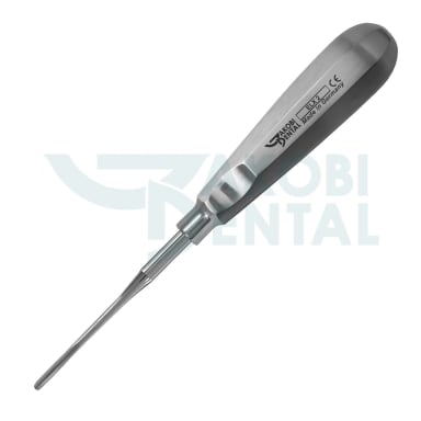 Elevator LUXACUT-Apical ELX2, straight, working tip broadness 2mm, smoothly handle, stainless steel