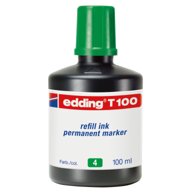 edding refill bottle for permanent marker 100 ml green