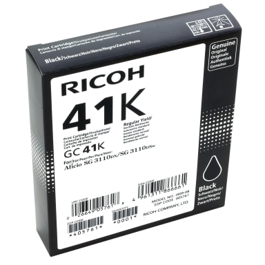 Ricoh gel cartridge GC-41K 2,500 pages black