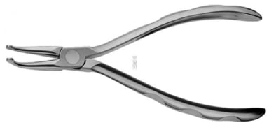 How Pliers angled cross serrated working tips