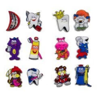 MirusMix Stickers Tandmotieven met Oogjes (144 stuks)