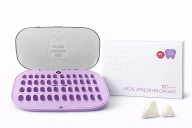 Shinhung Zirconia Crowns for deciduous central and lateral incisors and canines - 48 crowns