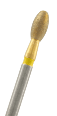 ZD-Diamant Eiform Körnung: Gelb (extra-fein, 1 Packung á 5 Stück)