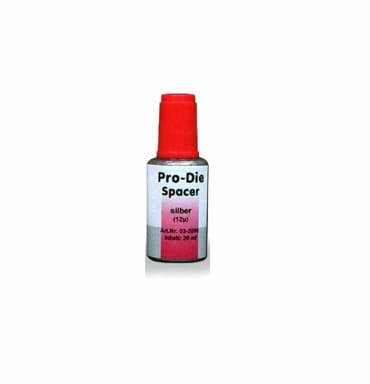 al dente Dentalprodukte Pro-Die Spacer Zilver-Opaak 12µ 2x20 ml