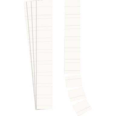 Ultradex insert card Planrecord 70x32 mm 90 pieces white