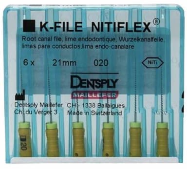 Nitiflex Feilen 12N 020 21mm 6St