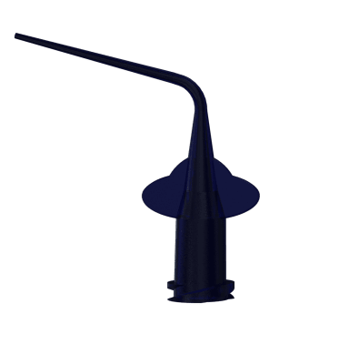 Application Cannulas Plastic G23 Luer-Lock Black (100 pcs)