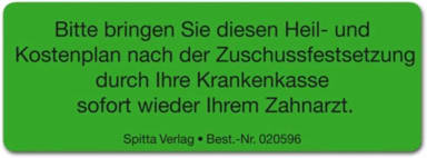 Etiketten Heil-u.Kostenplan SK 300St