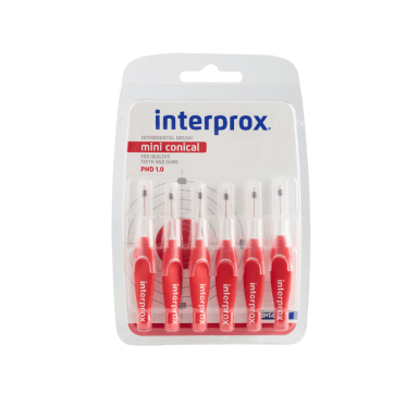 Interprox® Ragers Mini Conical rood PHD 1,0- Blister (6 st.)