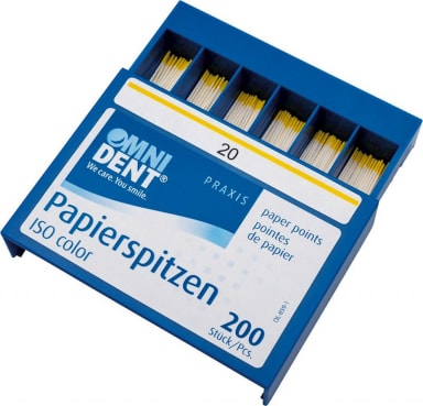 Omnident Papierspitzen Top Color Gr. 020 Yellow
