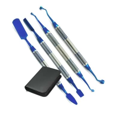 Dental Implant Curette Instruments, Blue, Periosteal, Implant Surgery