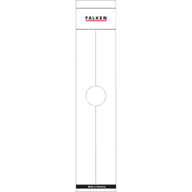 Falken binder spine label 70 mm 10 pieces white