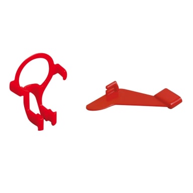 Dentsply Rinn XCP Tegel Horizontaal 3x4 cm Rood (6 stuks)