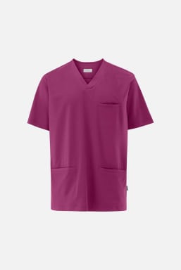 Van Laack Herren Tunic MWM-S13-P With Piped Pocket Cranberry XXL