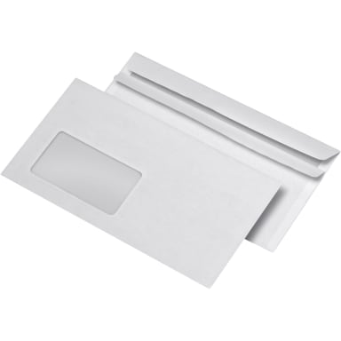 MAILmedia envelope 125x235 mm recycled with window self-adhesive 1,000 pieces grey