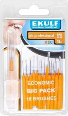 EKULF Interdental Brushes Ph Professional Orange, 0,45mm