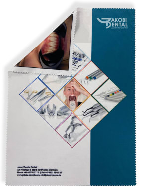 Photo mirror cleaning cloth 210 x 295mm microfiber, printed on both sides 