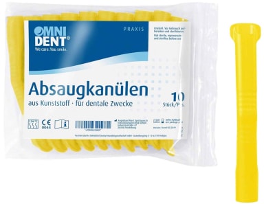 Omnident Suction Tips Yellow
