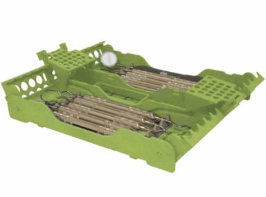 ZIRC Dental Products E-Z Jett Cassette 10 inst.n-groene st.