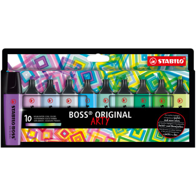 Stabilo highlighter BOSS ORIGINAL cool colours assorted 10 pieces