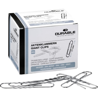 Durable file clip 77 mm galvanised 100 pieces