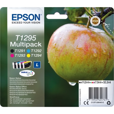 Epson ink cartridge T1295 black/cyan/magenta/yellow 4 pieces