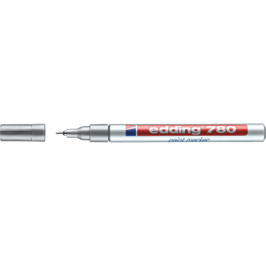 edding paint marker 780 0.8 mm bullet tip permanent silver