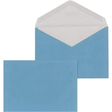 MAILmedia envelope C6 without window gummed 1,000 pieces blue