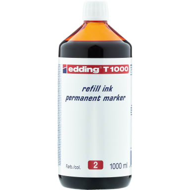 edding refill ink T1000 1,000 ml red