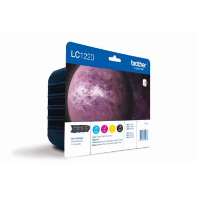 Brother ink cartridge LC1220VALBP black/cyan/magenta/yellow 4 pieces