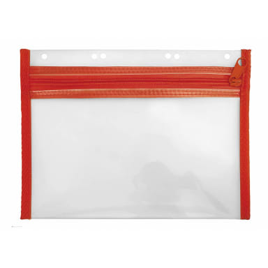 Veloflex zip bag VELOBAG XXS A5 red