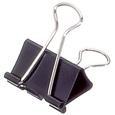 Soennecken foldback clip 32x14 mm 12 pieces black