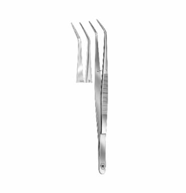 Karl Hammacher Forceps College - Shape 5, 16cm, Gerieft