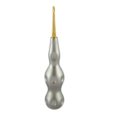 Root Elevator, Right, 2 mm, With Gold Tip