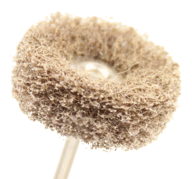 Miniaturbürste RAD grob Stufe: Vorpolitur (1 Packung á 10 Stück)