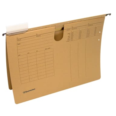 Soennecken suspension file A4 cardboard 25 pieces kraft brown