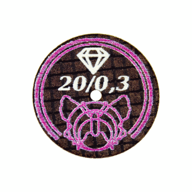 Glasfaserverstärkte Trennscheibe mit Diamantkorn (1 Packung á 10 Stück)