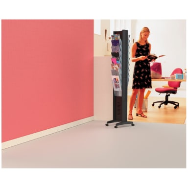 Paperflow literature stand EPI 16 compartments black