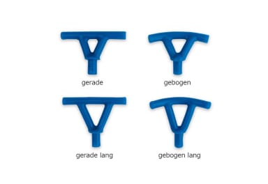 SCHULER-DENTAL Gietijzeren Kanalen Gebogen Ø 5mm, Lengte 15mm (100 stuks)
