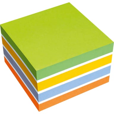 Soennecken sticky note cube 450 sheets moss green/white