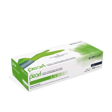 Unigloves LIME Pearl Nitril S 100St Box