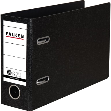 Falken ring binder S80 A5 landscape 80 mm hardboard black