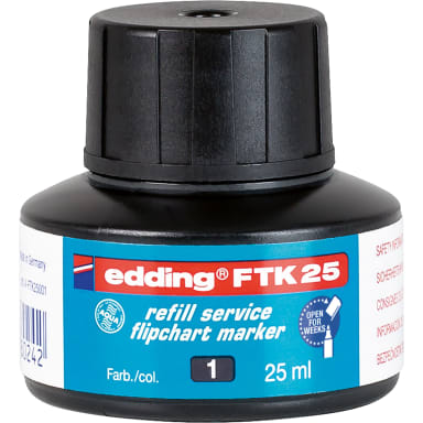 edding refill ink 25 ml black
