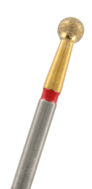 ZD-Diamant Kugel Körnung: Rot (fein, 1 Packung á 5 Stück)