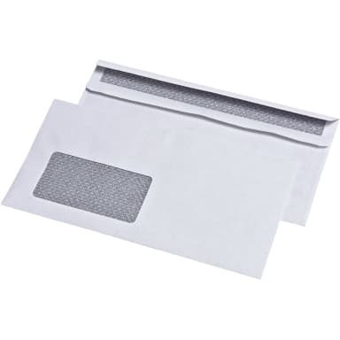 MAILmedia envelope DL with window self-adhesive 1,000 pieces white