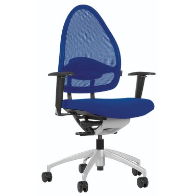 Topstar office swivel chair Open Base 10 max. 120 kg black/blue
