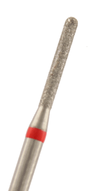 Diamant Zylinder rund Körnung: Rot (fein, 1 Packung á 5 Stück)